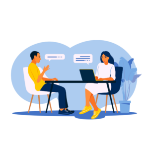 Mock-up job interview